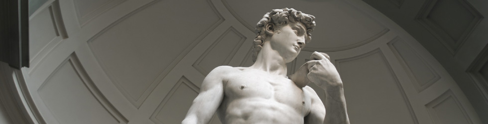 David Statue David by Michelangelo Concrete Marble 82cm 
